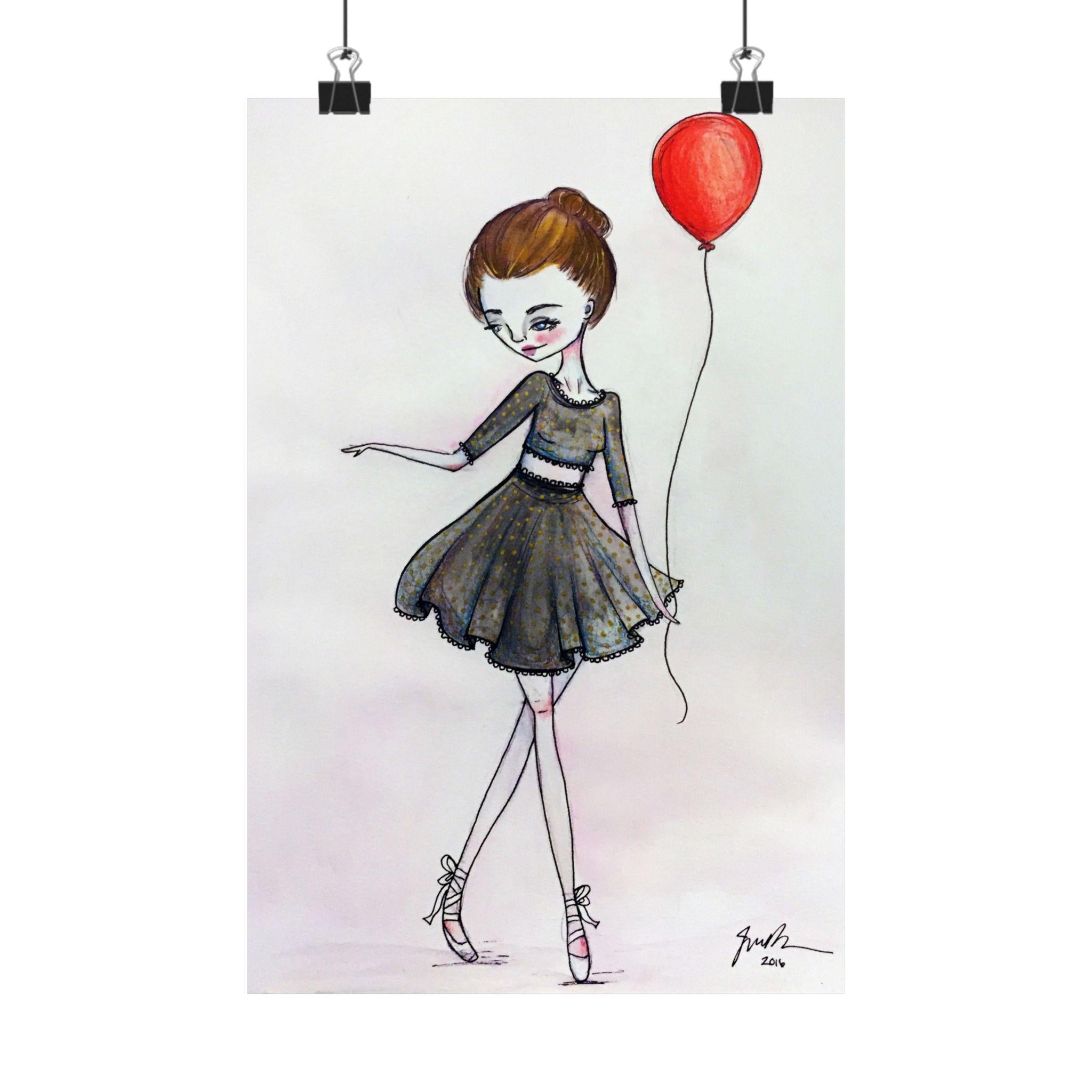 Red Balloon · Poster Print