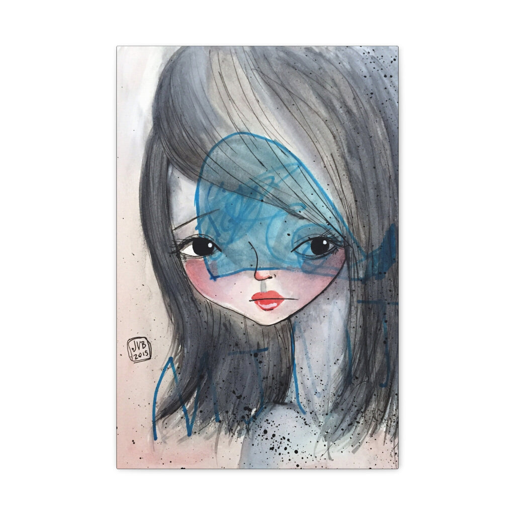 MJ · Canvas Print
