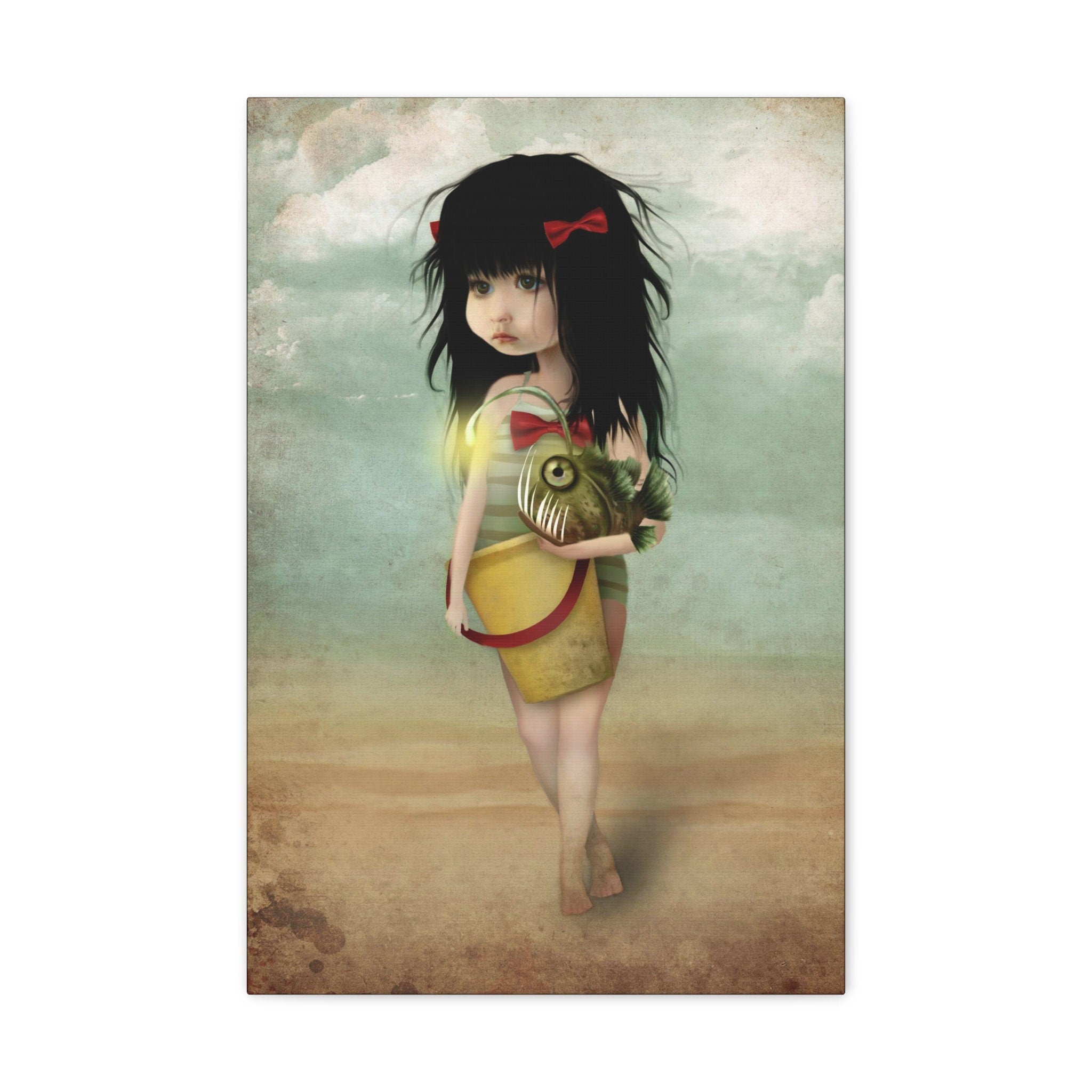 My Fishy Friend · Canvas Print