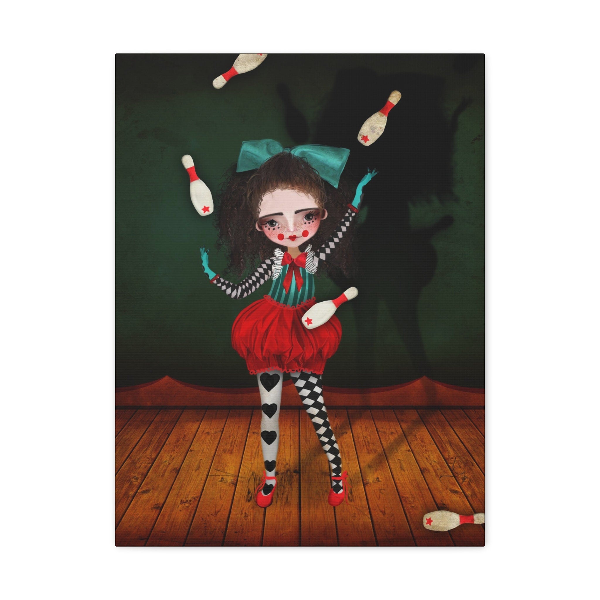 Le jongleur · Canvas Print