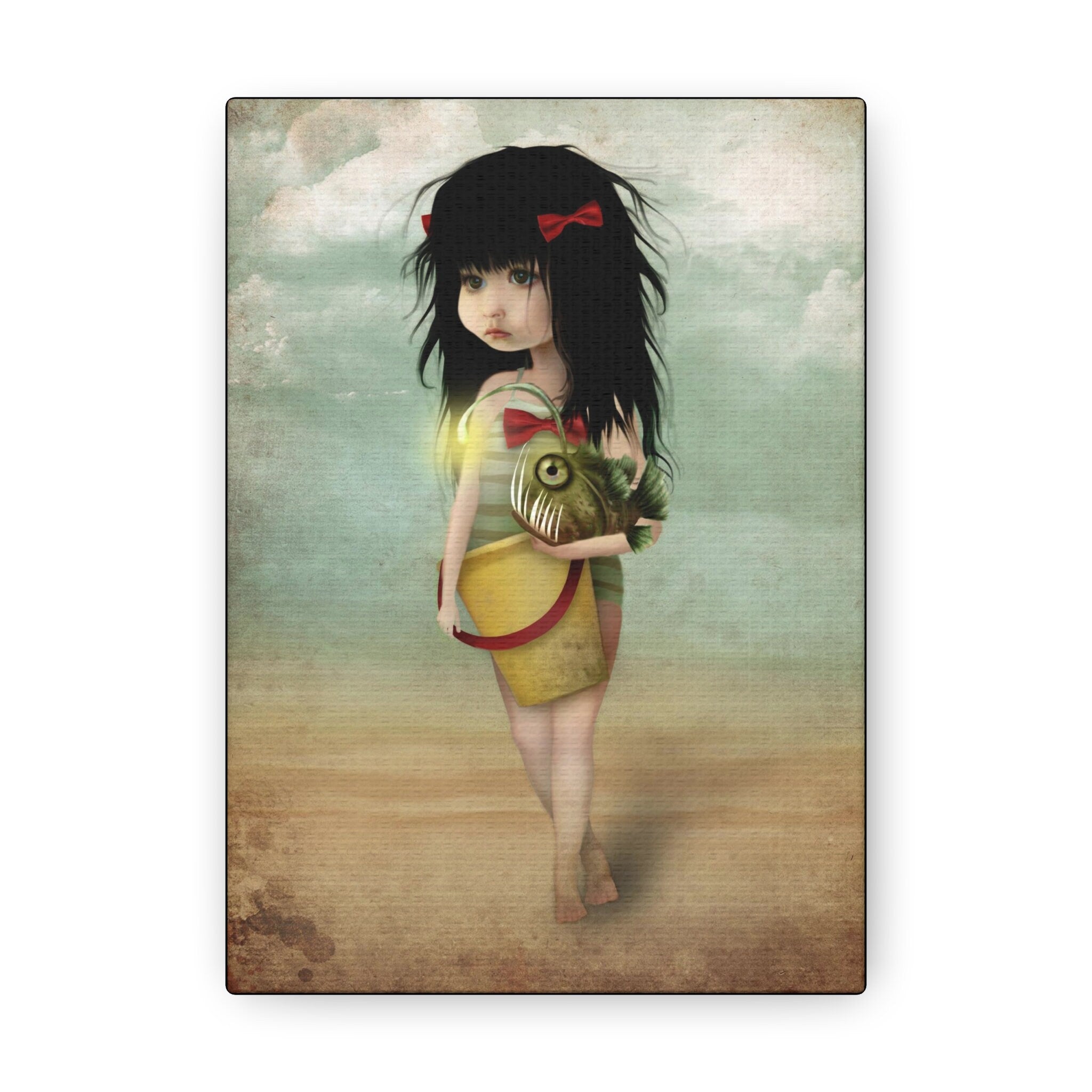 My Fishy Friend · Canvas Print