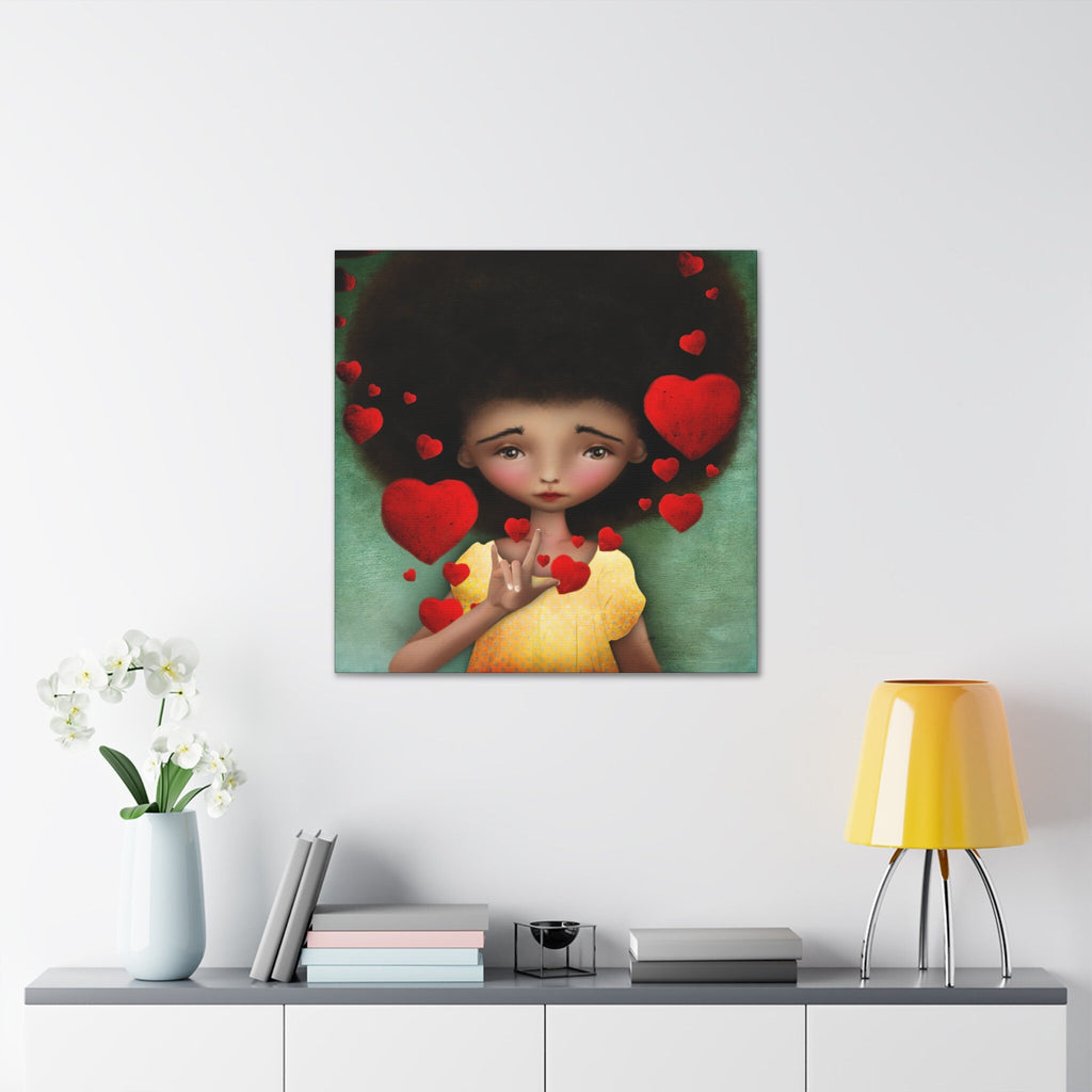 Gesture · Canvas Print