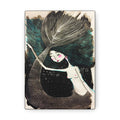 Little Mermaid in Teal · Canvas Print