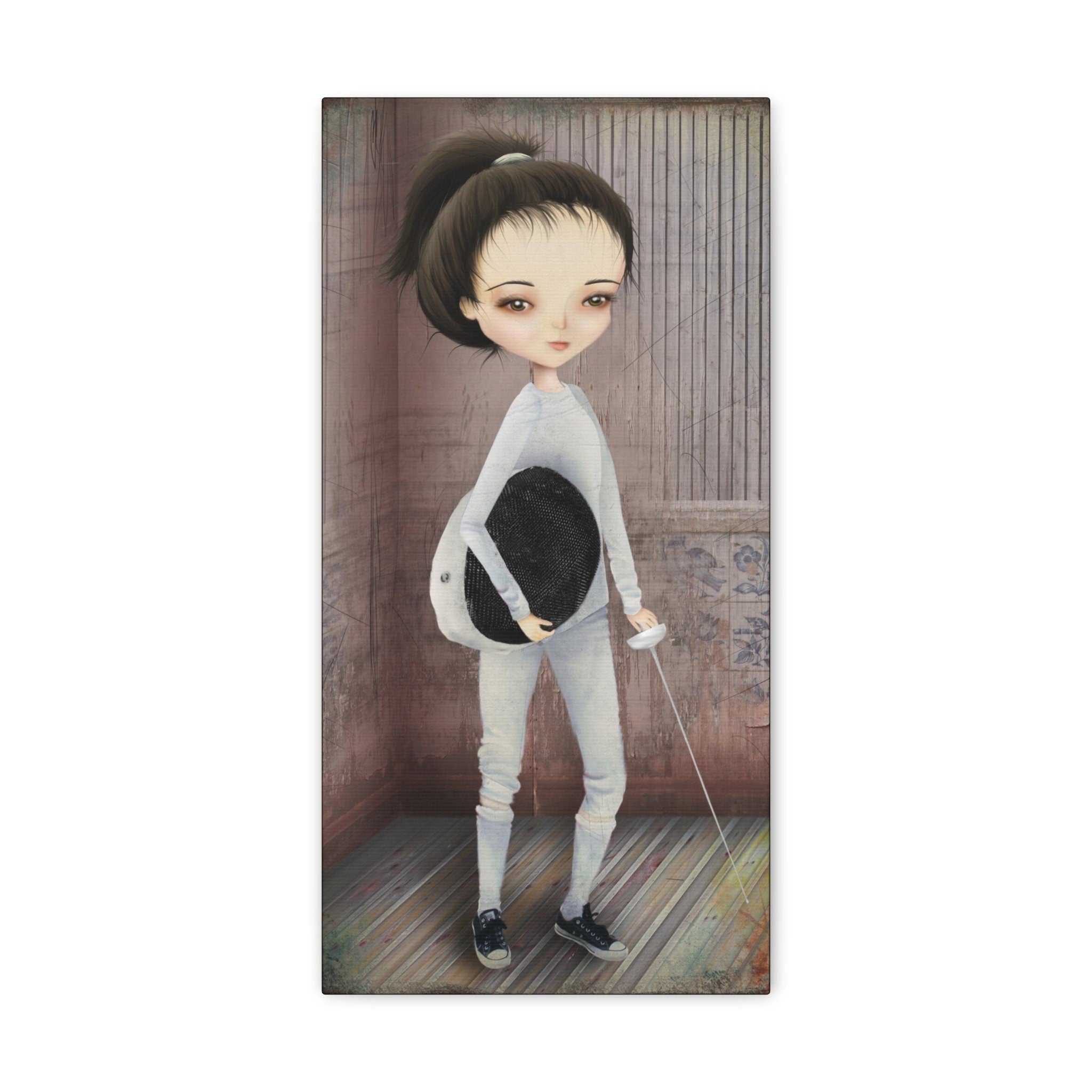The Fencer · Canvas Print