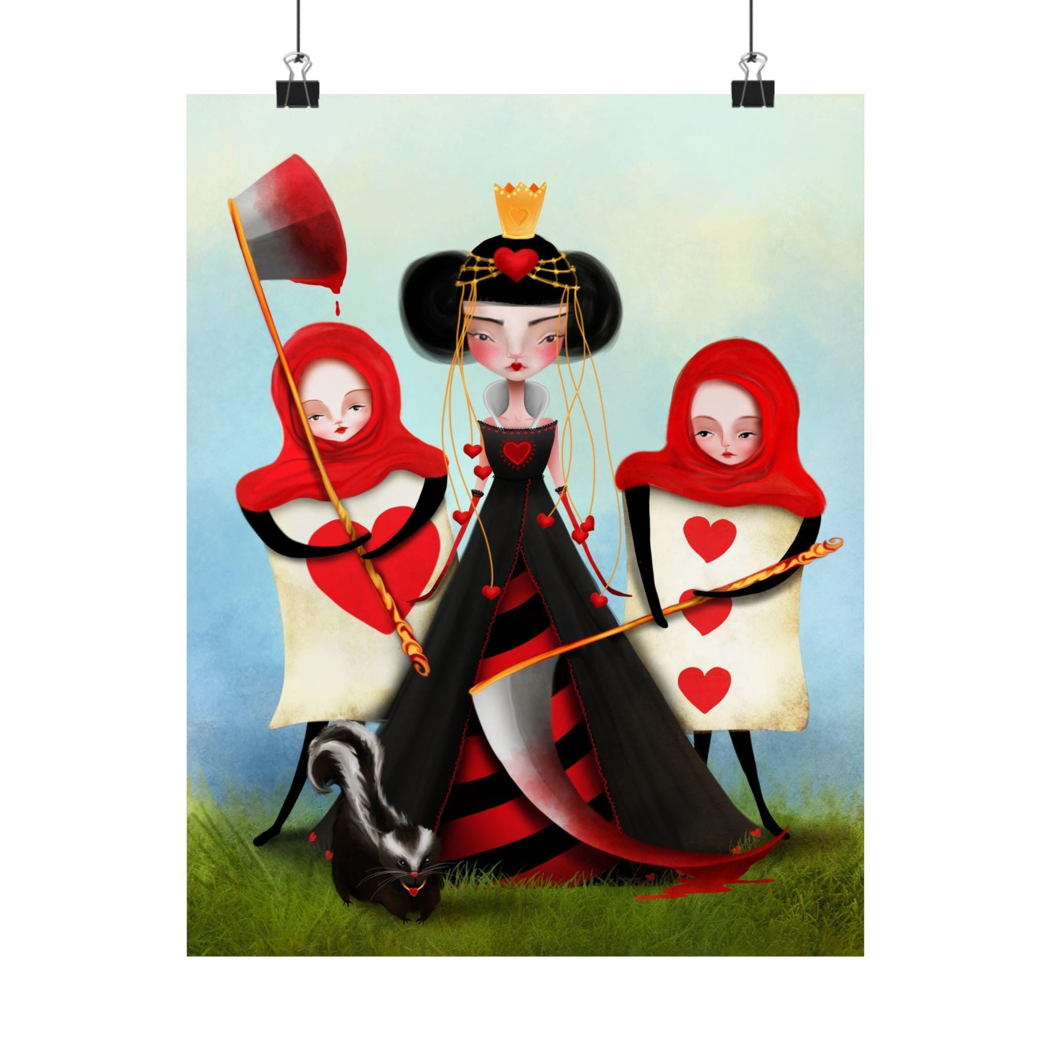 The Queen of Hearts · Poster Print