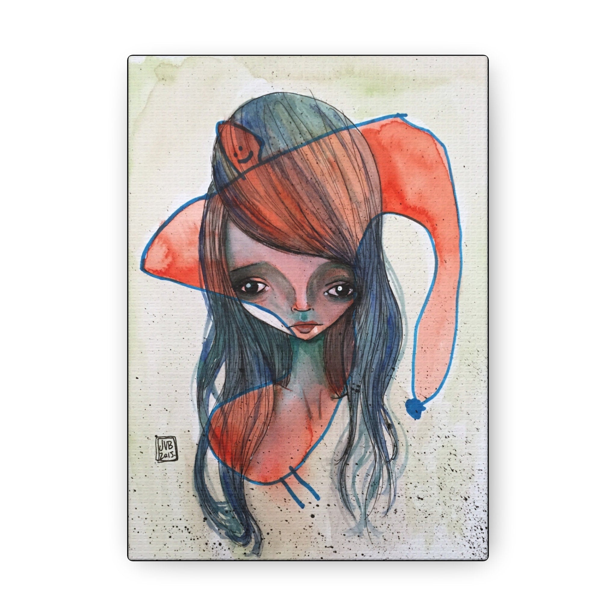 Red Juneau Dreams · Canvas Print
