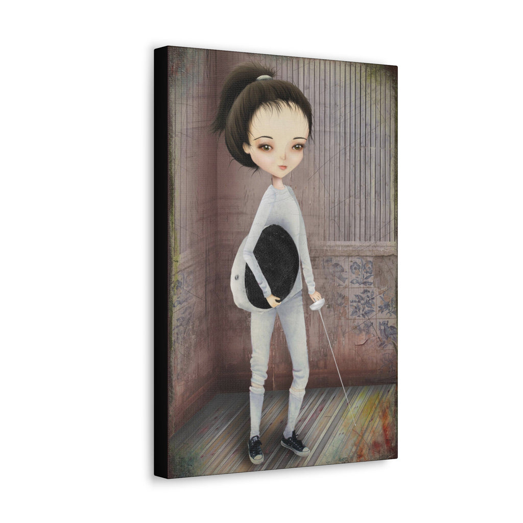 The Fencer · Canvas Print