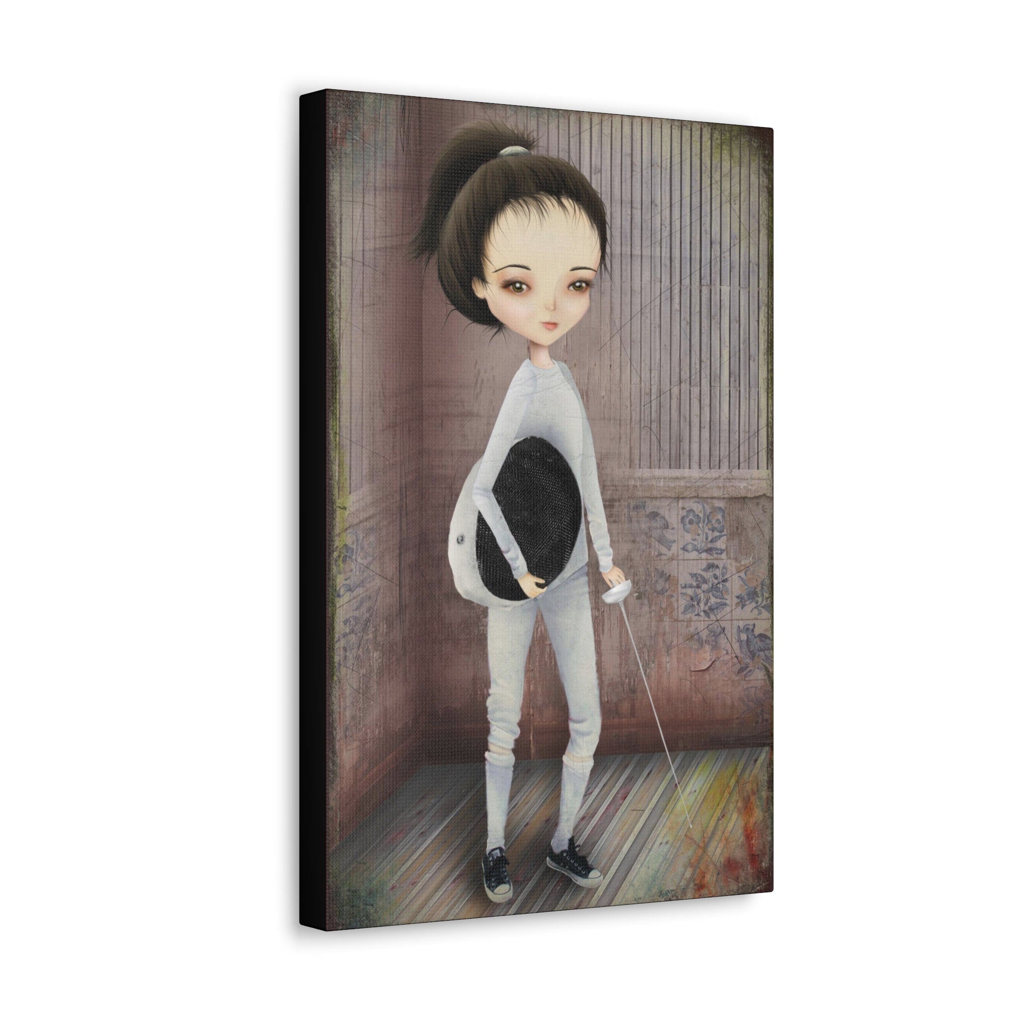 The Fencer · Canvas Print