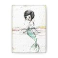 Watercolor Mermaid 1 · Canvas Print