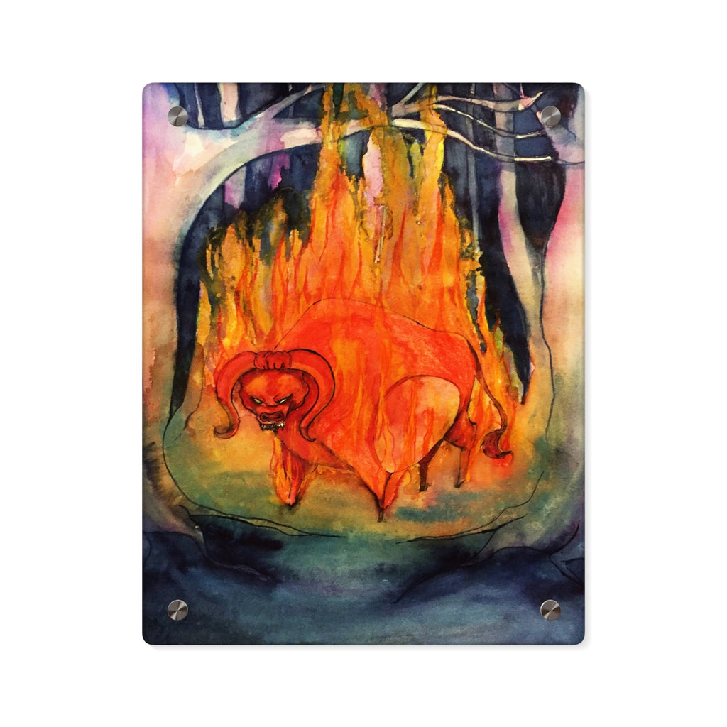 The Red Bull Acrylic Wall Art Panel · Acrylic Print
