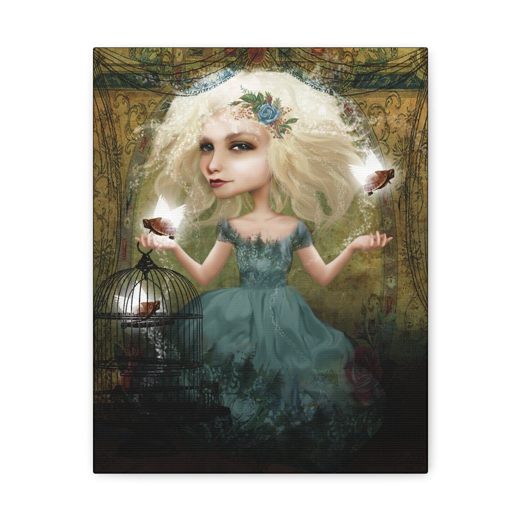 If you love them, set them Free · Canvas Print
