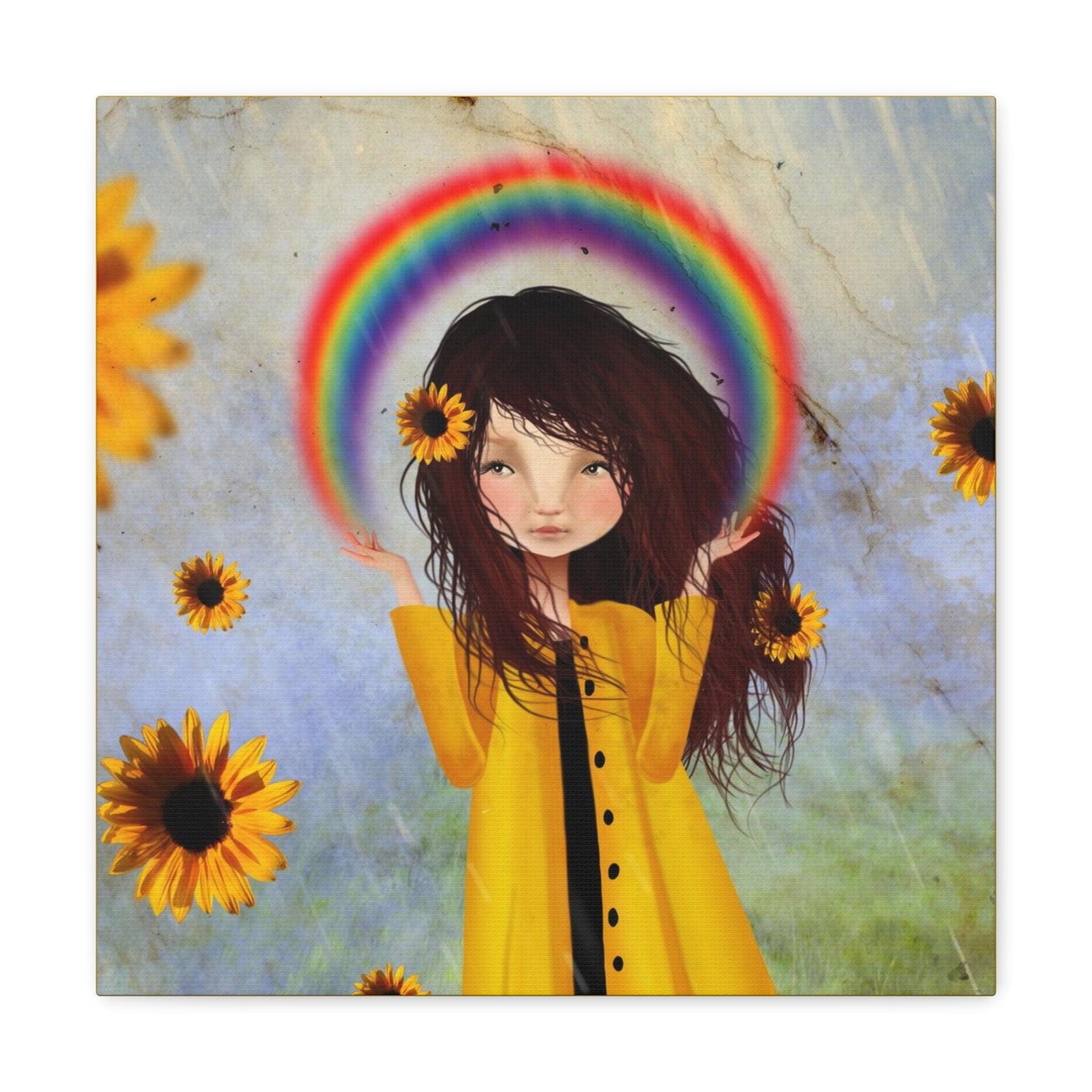 Babe Rainbow · Canvas Print