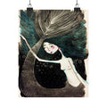 Mermaid in Teal · Poster Print