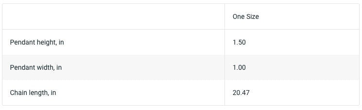 Identical · Necklace