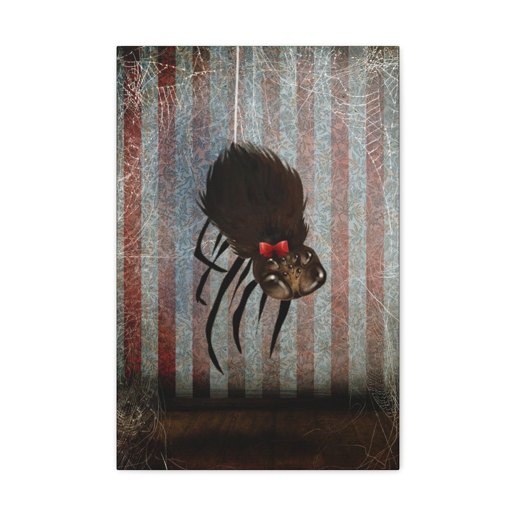 Miss Spider on her Own · Canvas Print