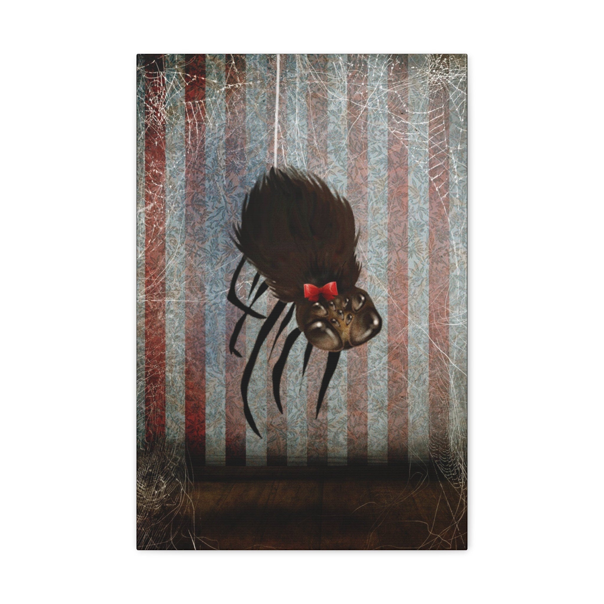 Miss Spider on her Own · Canvas Print