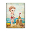 Samantha at the Shore · Canvas Print
