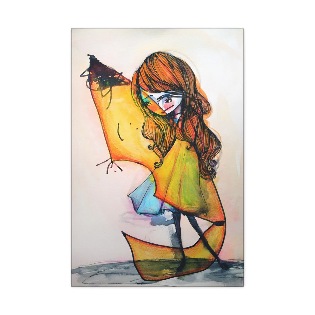 Yellow Friend · Canvas Print