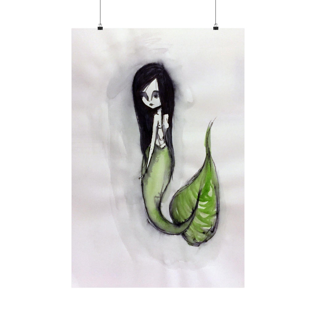 Green Mermaid · Poster Print