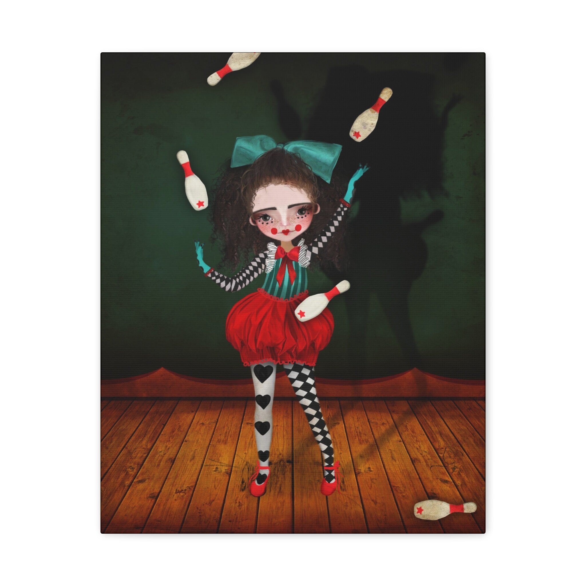 Le jongleur · Canvas Print