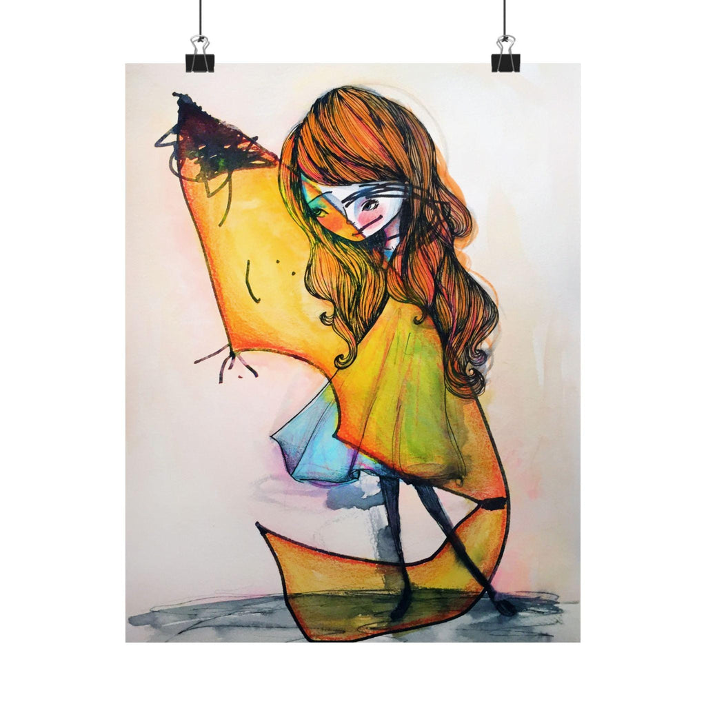 Yellow Friend · Poster Print