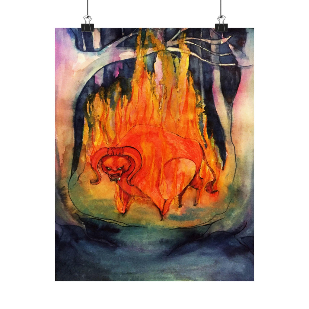 The Red Bull · Poster Print