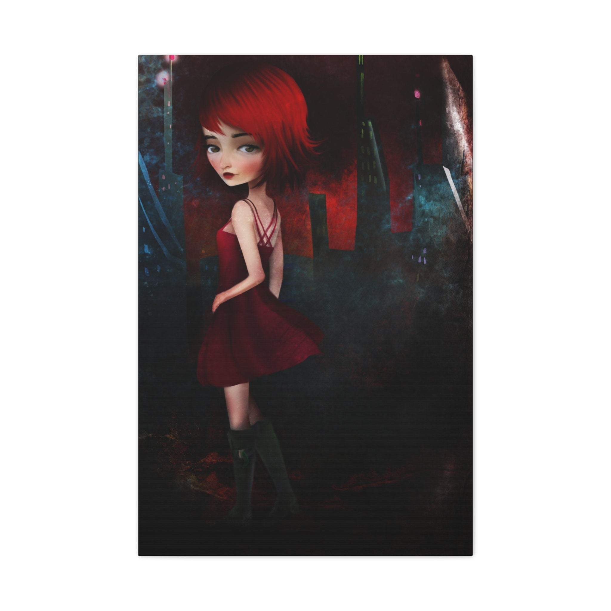 Red City · Canvas Print