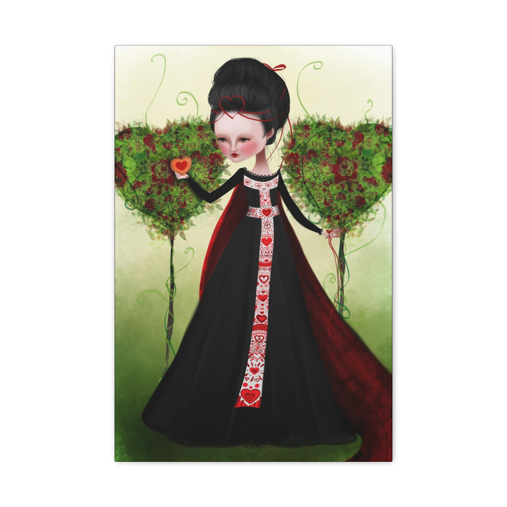 The Queen of Hearts · Canvas Print