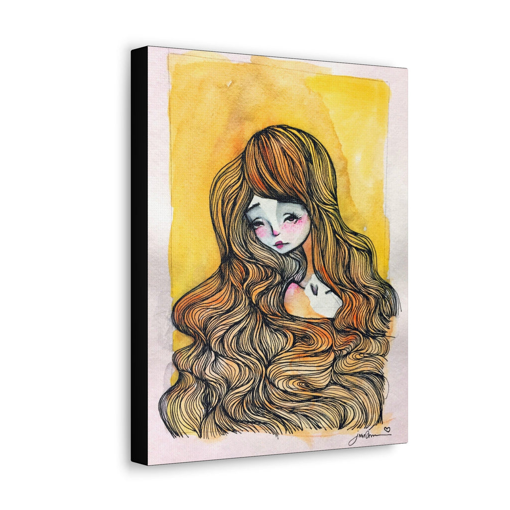 Golden Girl · Canvas Print