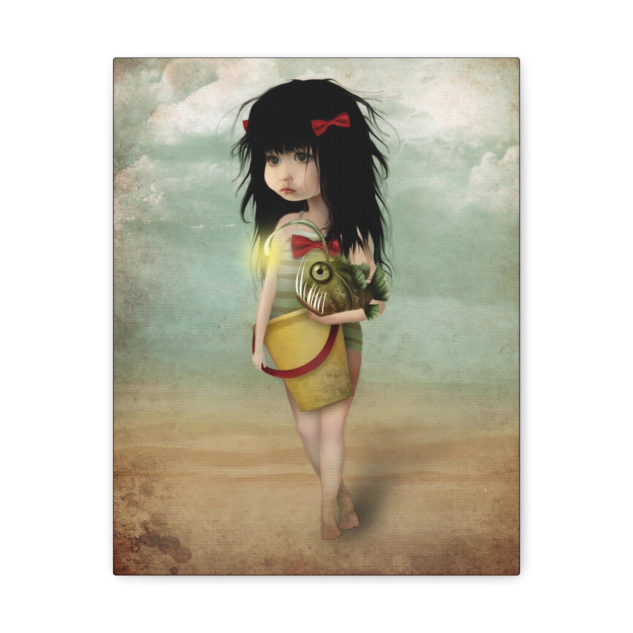 My Fishy Friend · Canvas Print