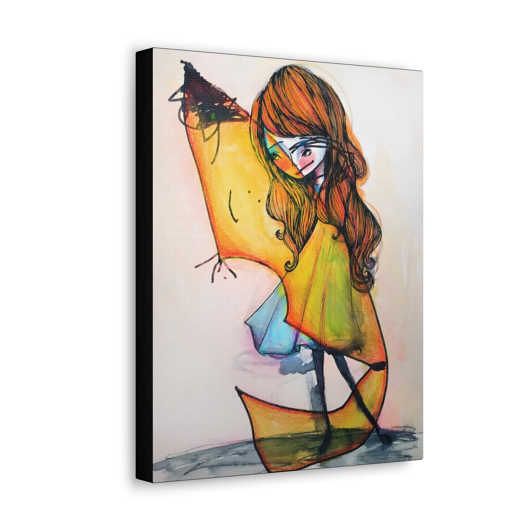 Yellow Friend · Canvas Print