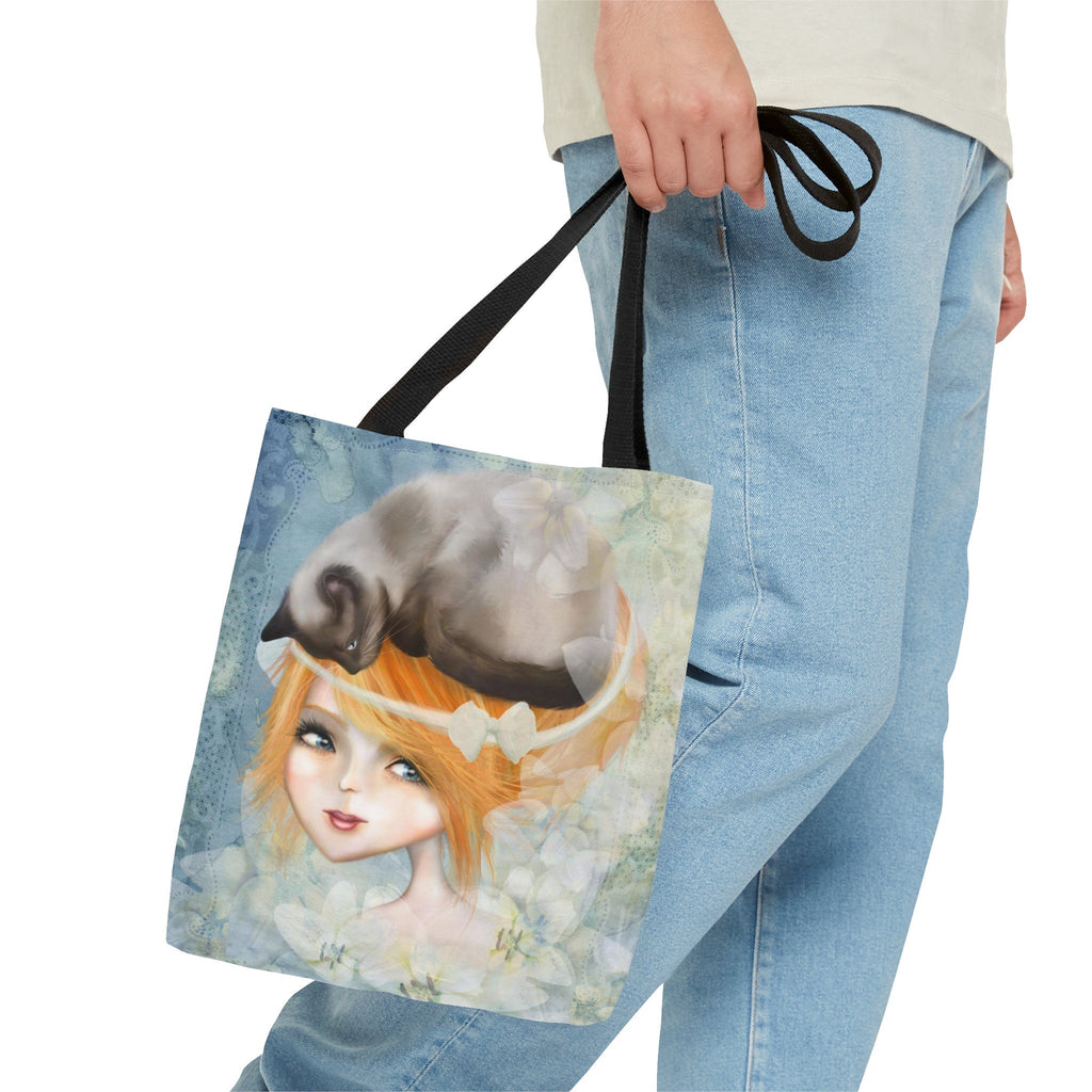 Mr. Minkerton and I in Blue · Tote Bag