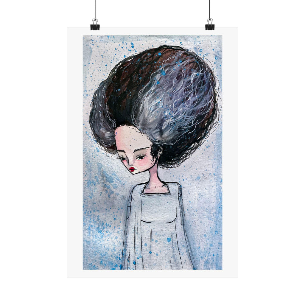 The Bride of Frankenstein Portrait · Poster Print
