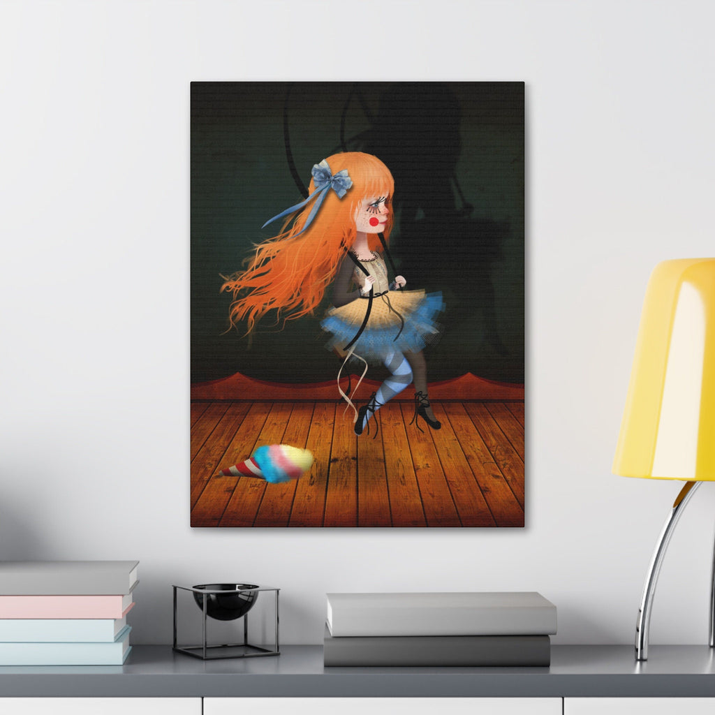 Fille qui se balance · Canvas Print