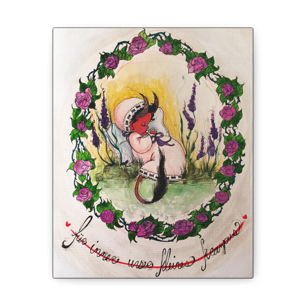 Baby Krampus · Canvas Print