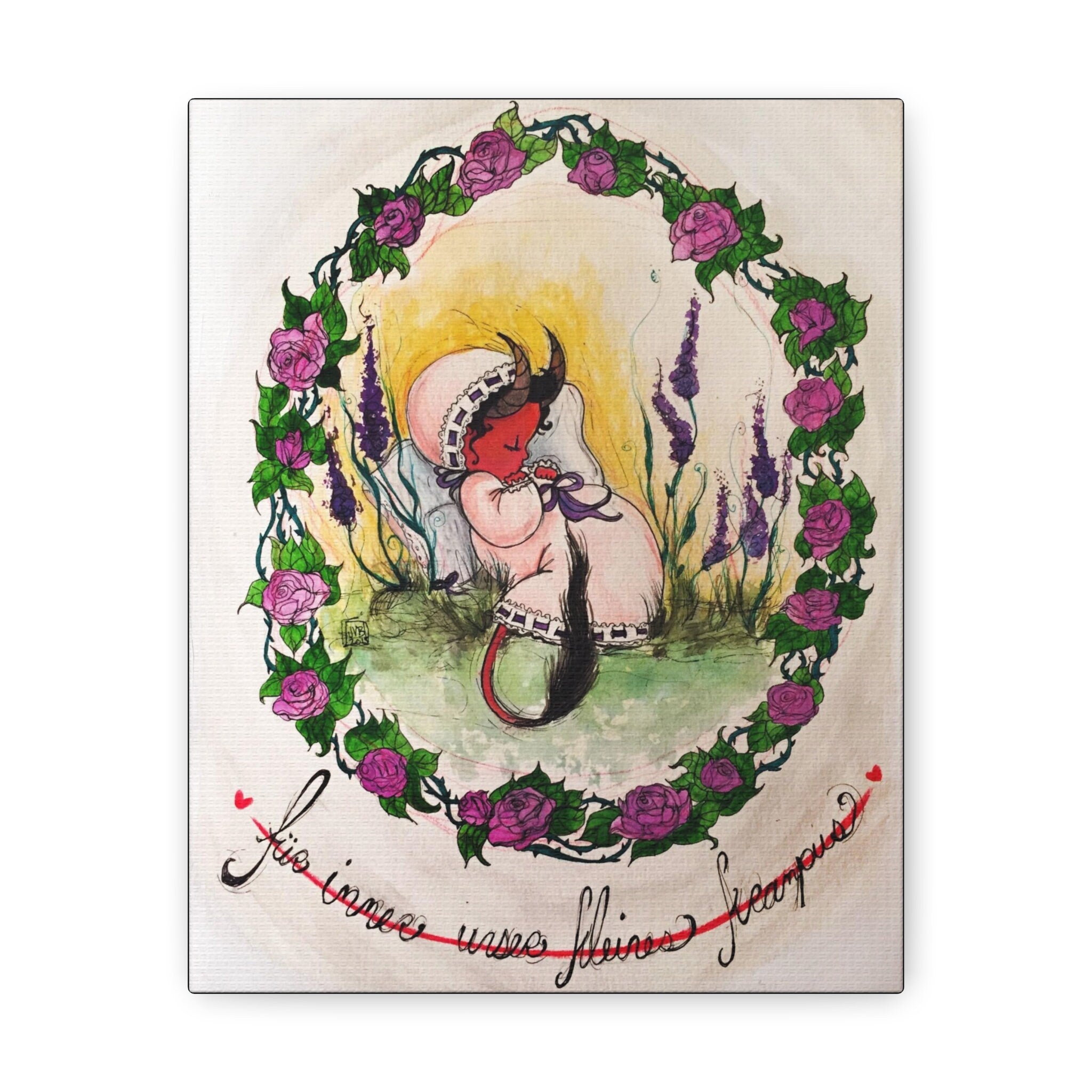 Baby Krampus · Canvas Print