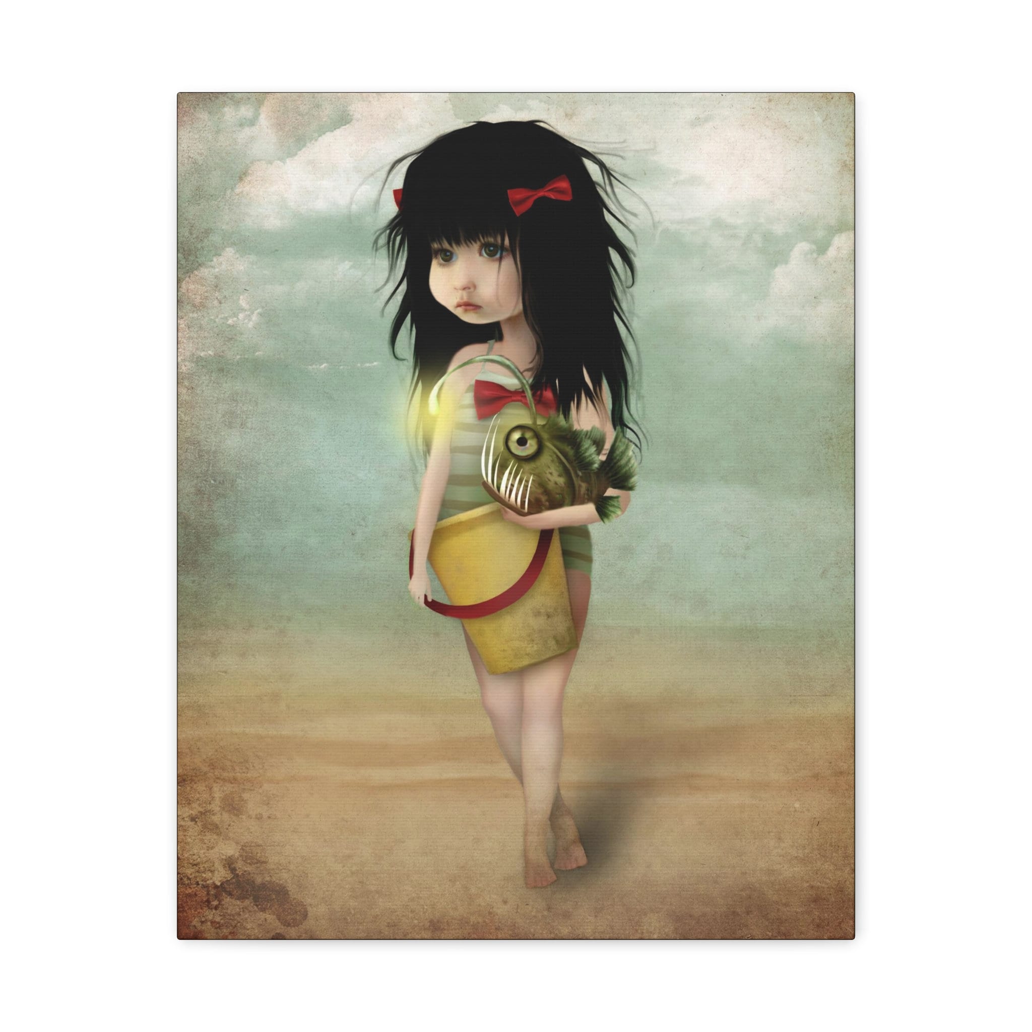 My Fishy Friend · Canvas Print