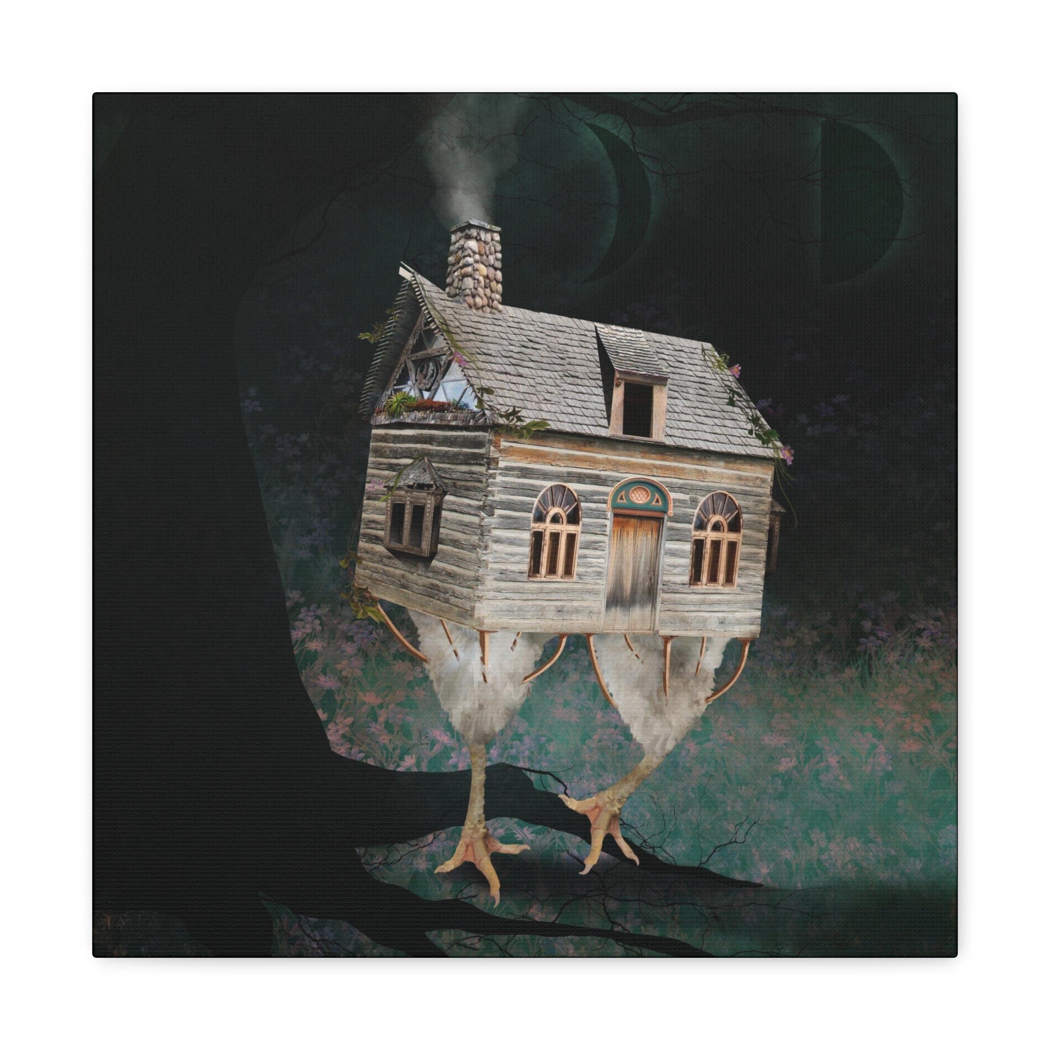 Baba Yaga House · Canvas Print