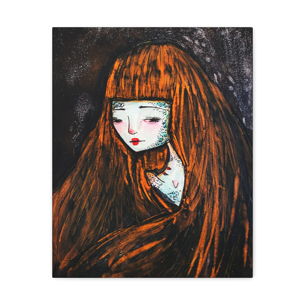 Monster Self Portrait · Canvas Print