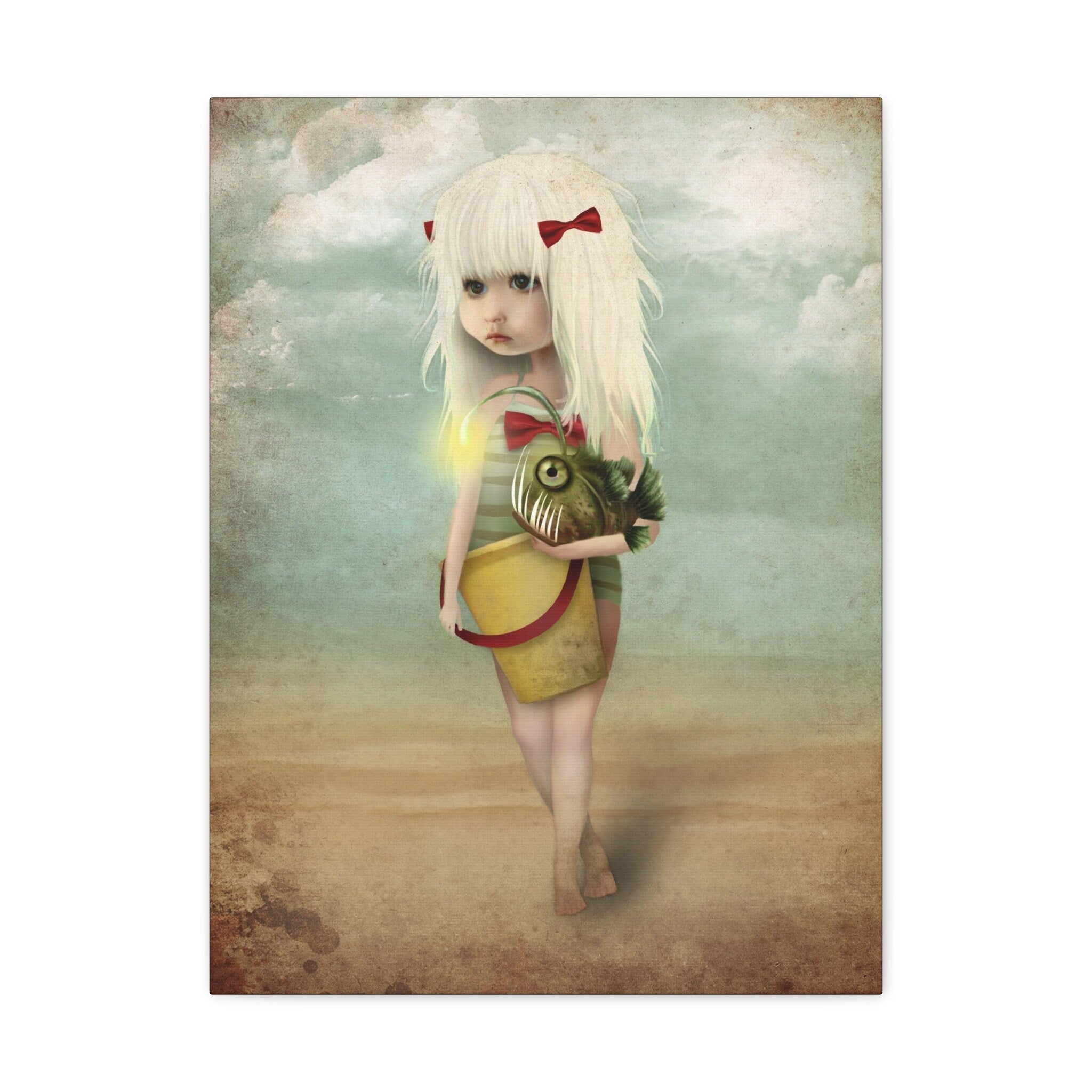 My Fishy Friend · Canvas Print