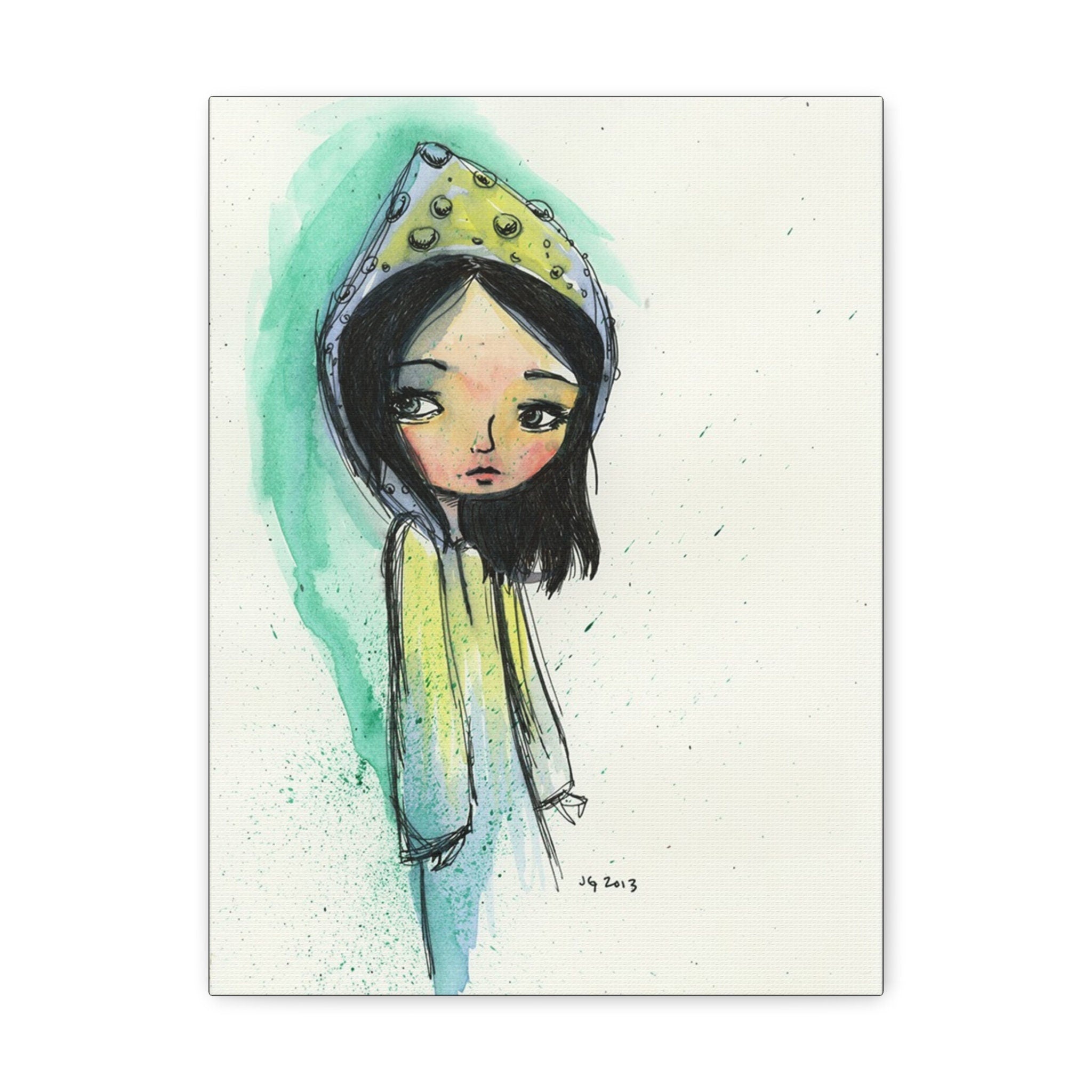 The Garden Gnome · Canvas Print