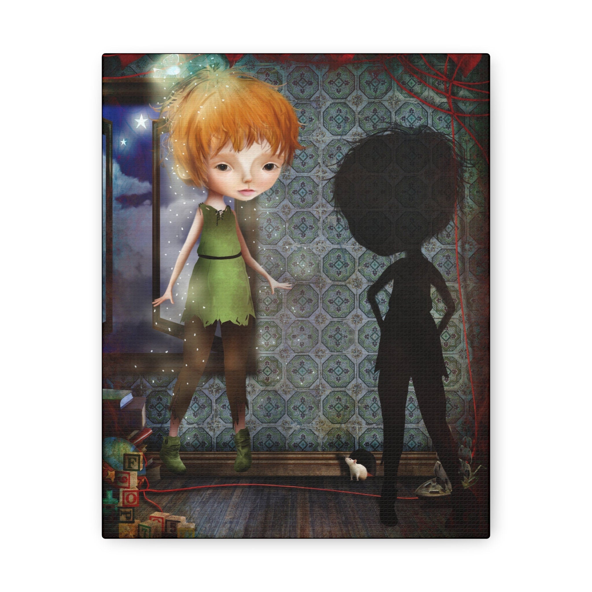 Peter and his Shadow · Canvas Print