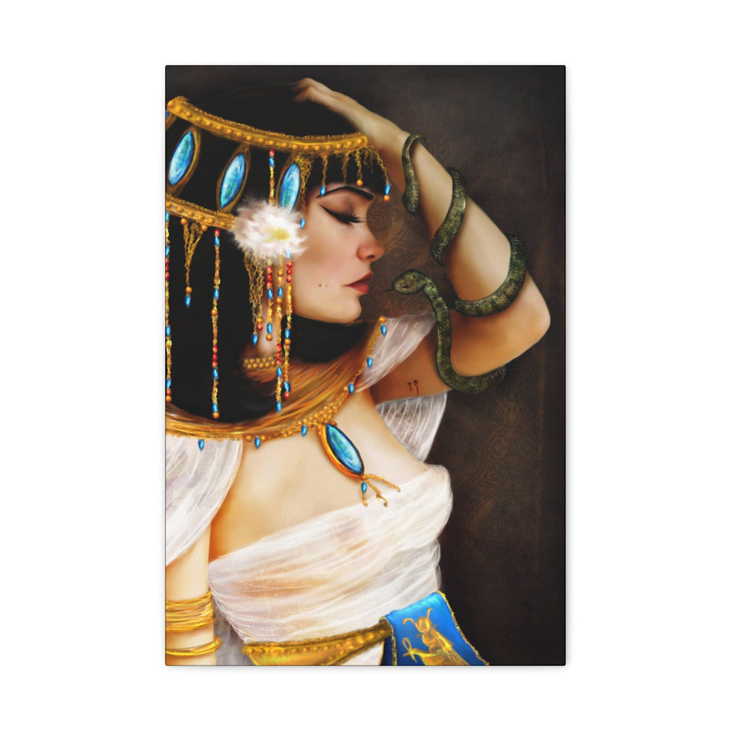 Cleopatra and the Serpent · Canvas Print