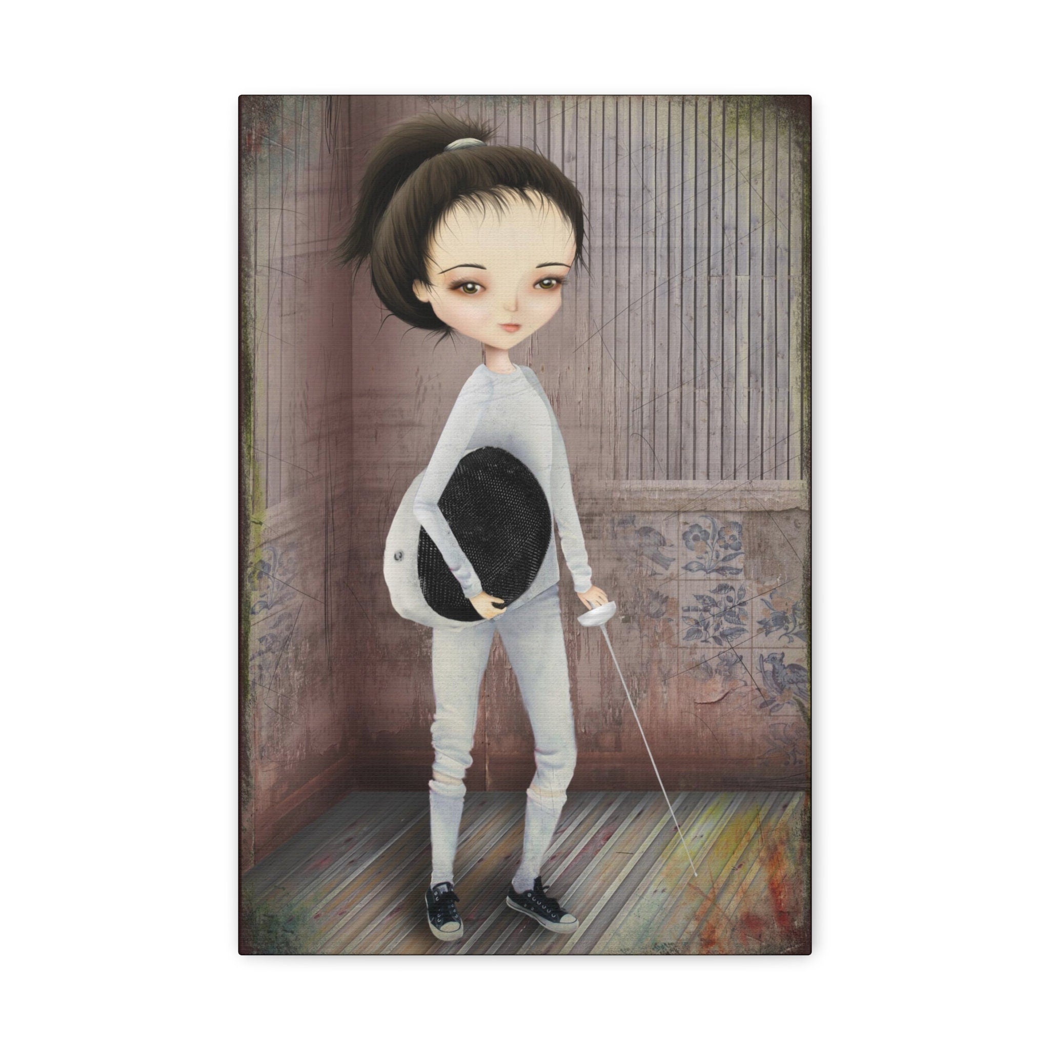The Fencer · Canvas Print