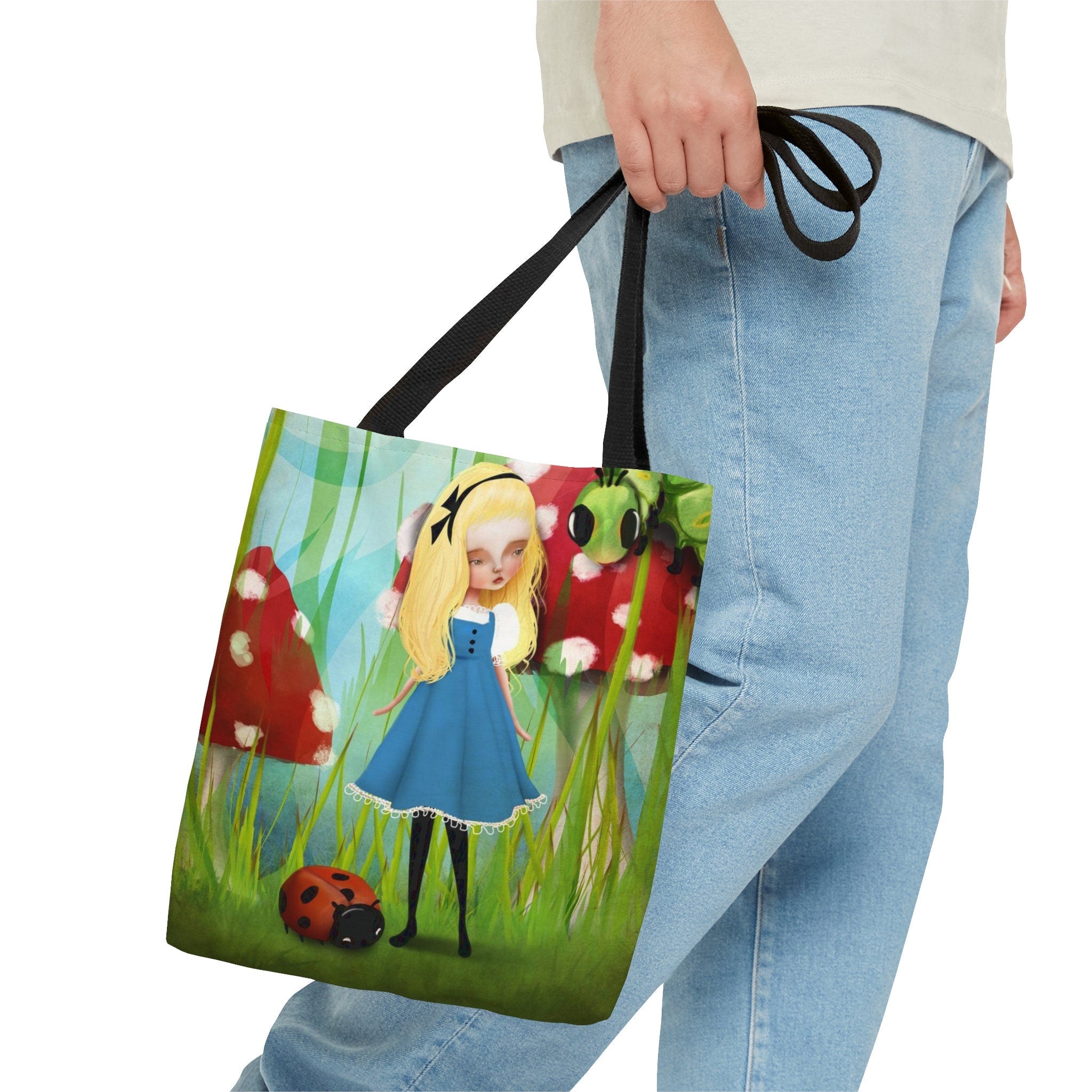 Alice and the Caterpillar · Tote Bag