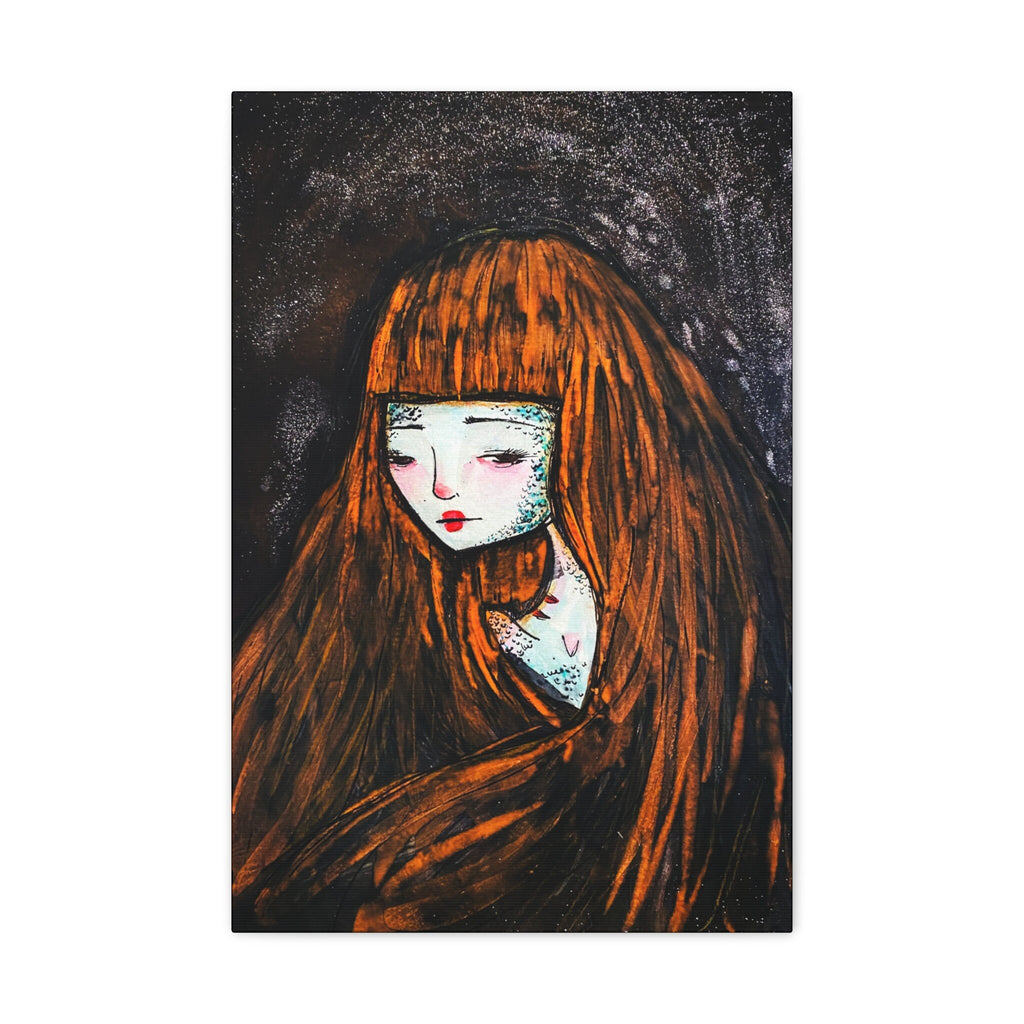 Monster Self Portrait · Canvas Print