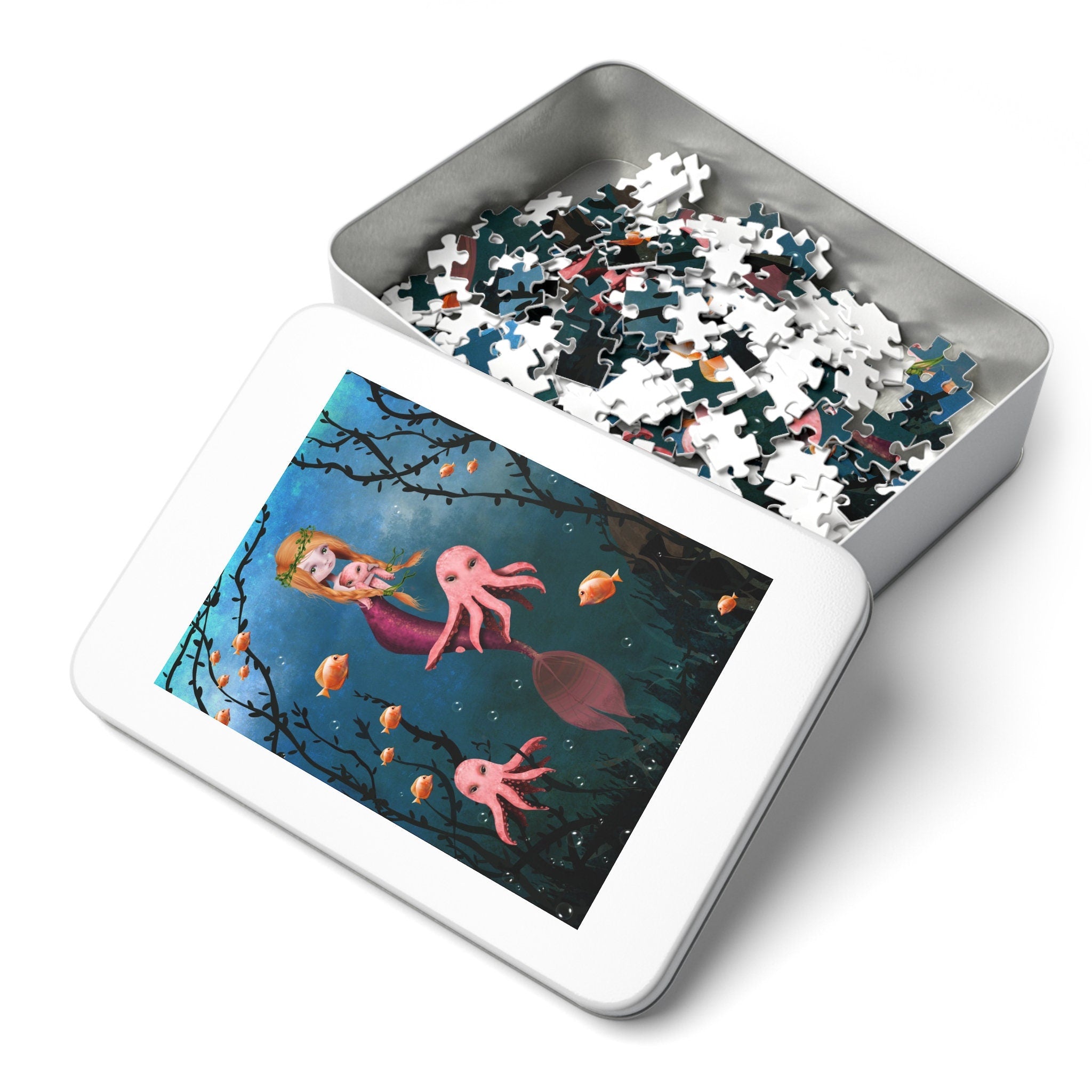 Ginger mermaid · Jigsaw Puzzle