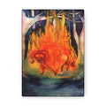 The Red Bull · Canvas Print
