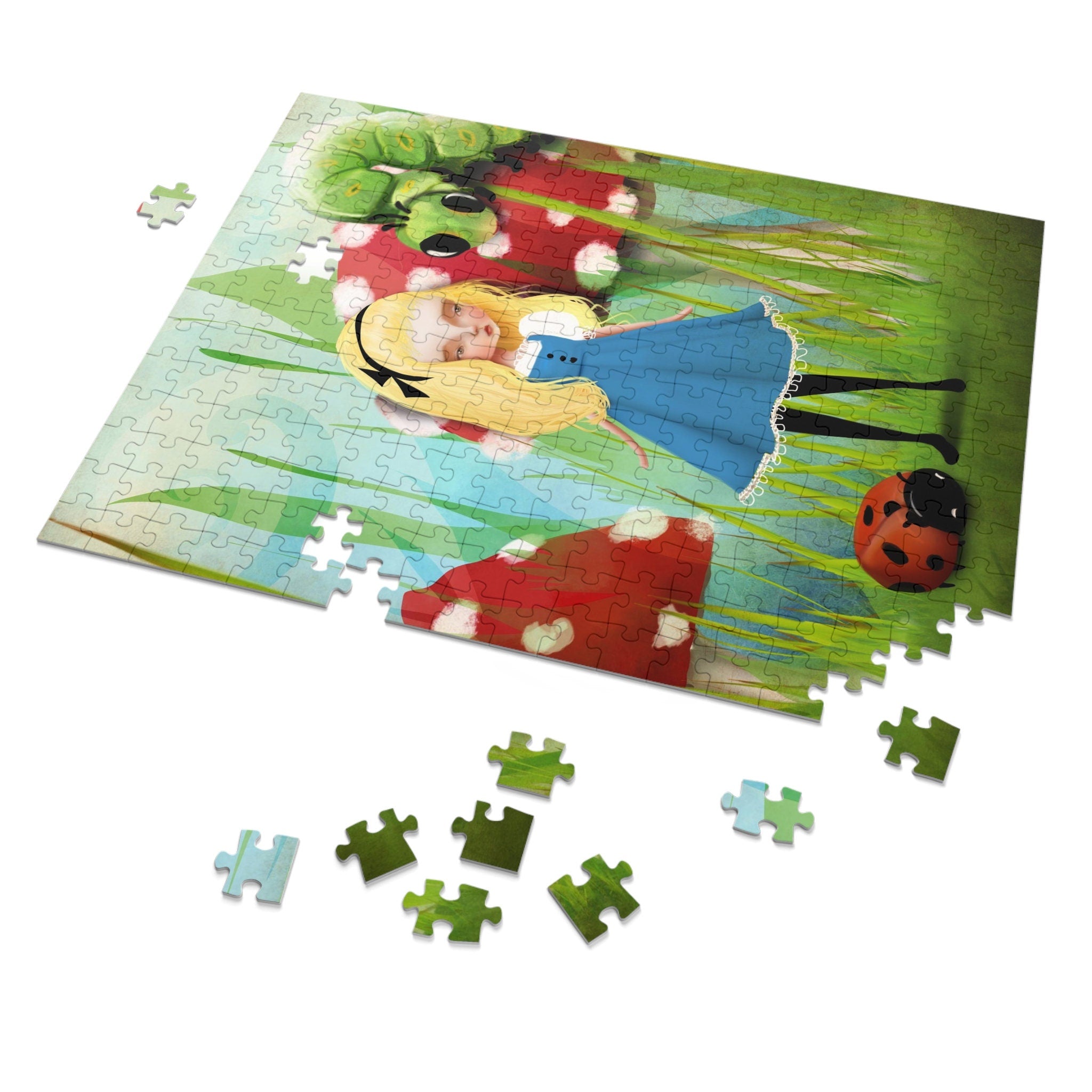 Alice and the Caterpillar · Jigsaw Puzzle