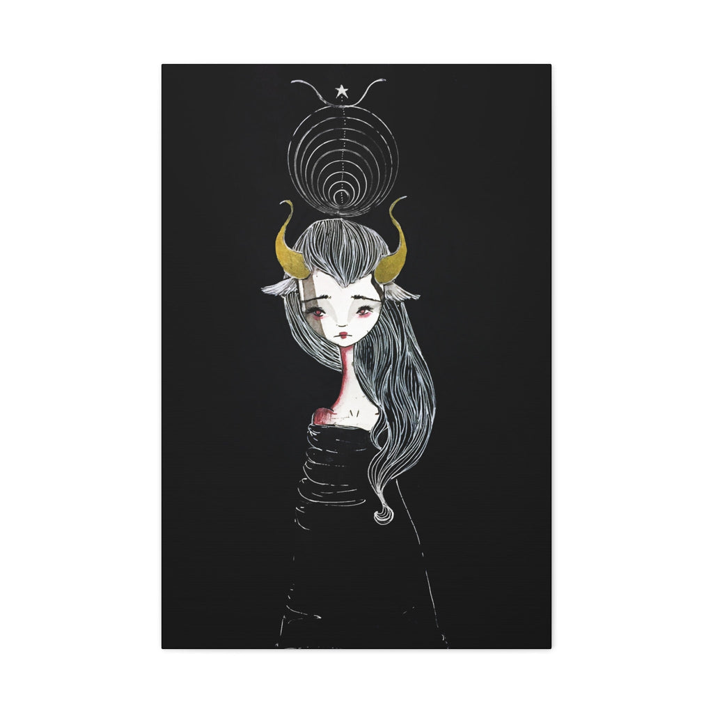 Taurus Girl · Canvas Print